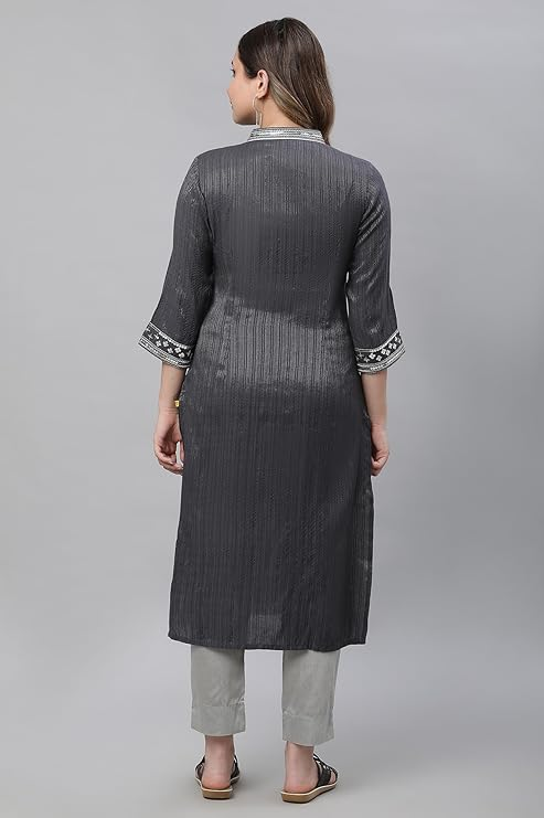 Aurelia Women's Viscose Regular Fit Casual Kurta