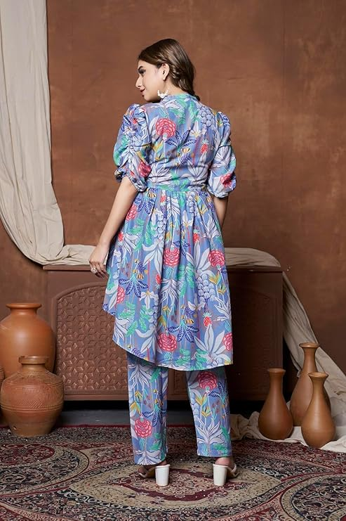 Leriya Fashion Anarkali Kurta-Set for Women