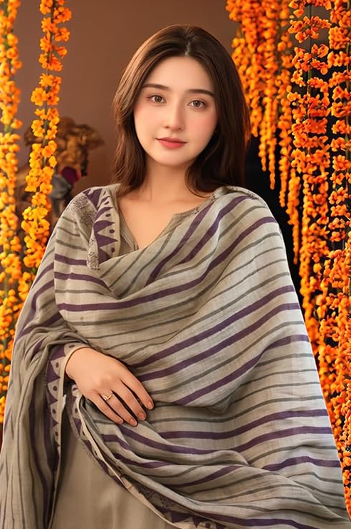 Straight Solid Kurta with Pant & Dupatta