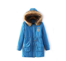 Women's Velvet Trench Cotton Coat