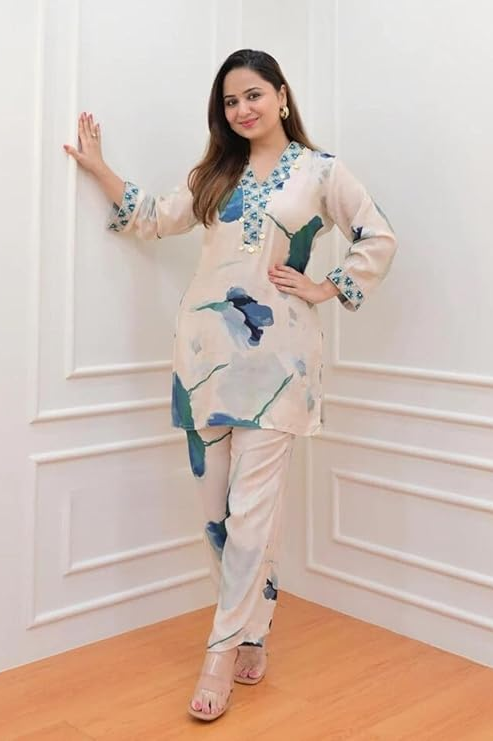 Cotton Printed Kurta & Straight Pant