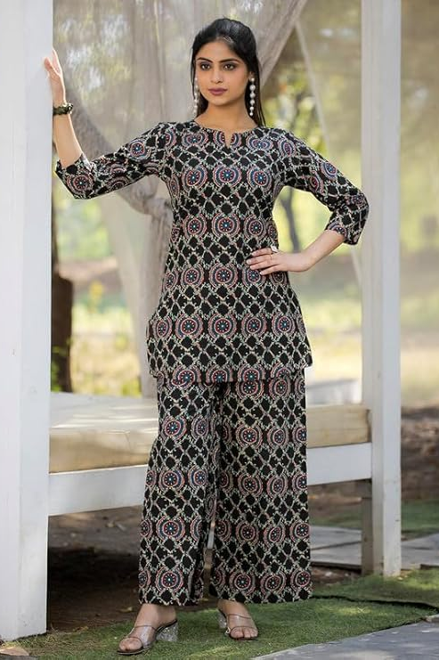 Cotton Ethnic Wear Co Ord Set