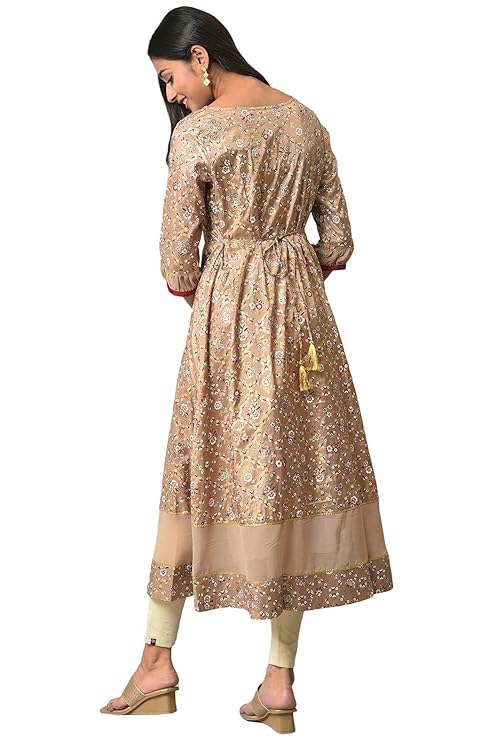 Printed A-Line Regular Kurta