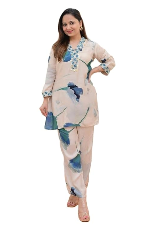 Cotton Printed Kurta & Straight Pant