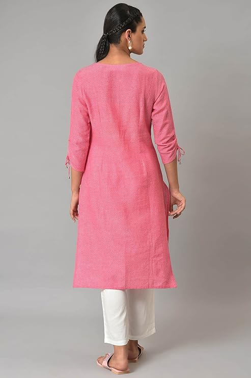 Cotton Round Neck Women's Kurta