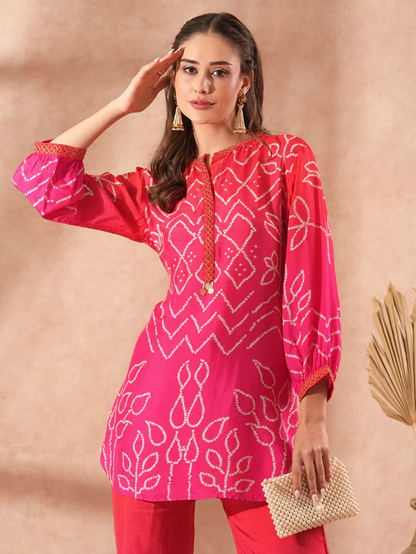 Bandhani Ombre Co-ord Set