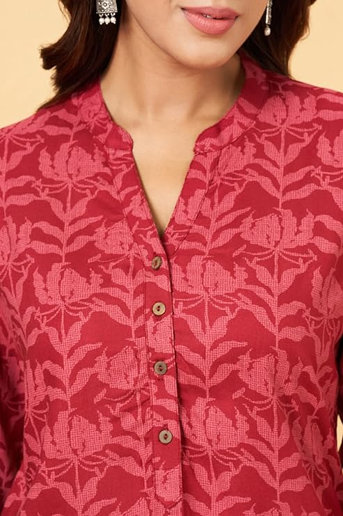 Rayon Printed Regular Kurta