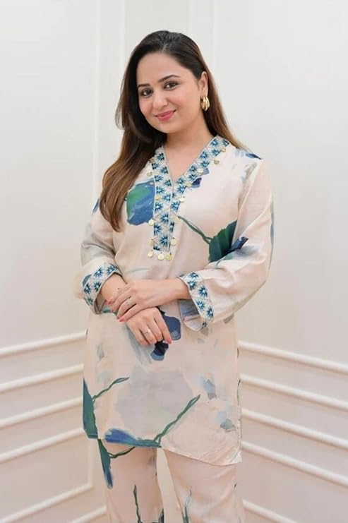 Cotton Printed Kurta & Straight Pant