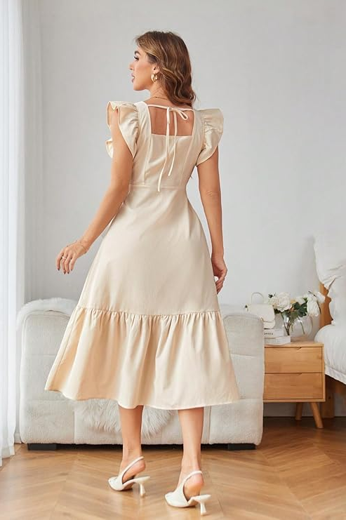 Waist Vacation Outfits Woman Dress