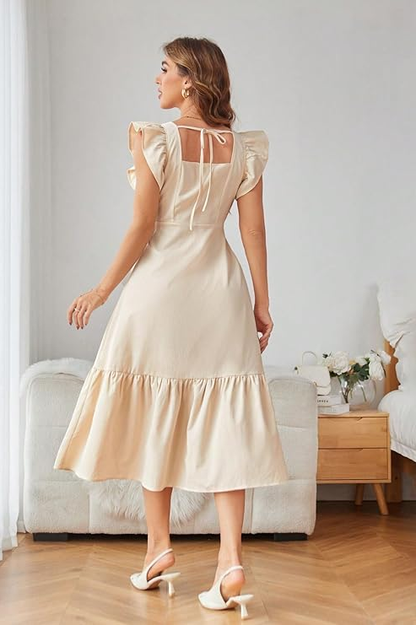 Waist Vacation Outfits Woman Dress
