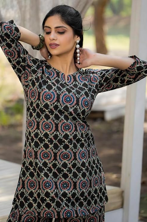 Cotton Ethnic Wear Co Ord Set